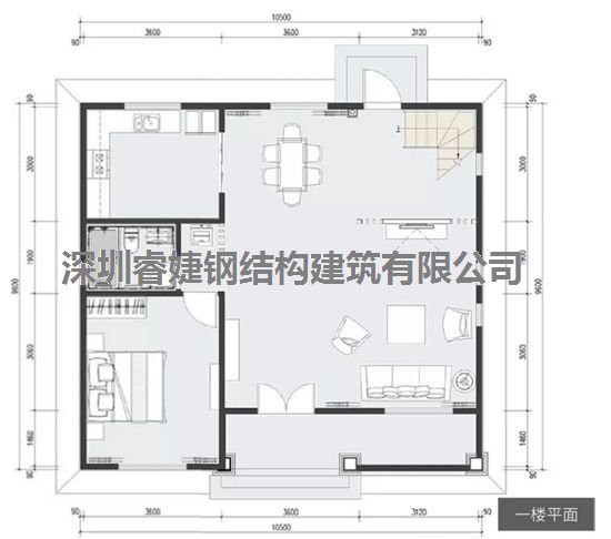 精品小別墅設(shè)計(jì) 186㎡ 4室3廳1廚3衛(wèi)1露臺 時(shí)尚內(nèi)裝(圖3)